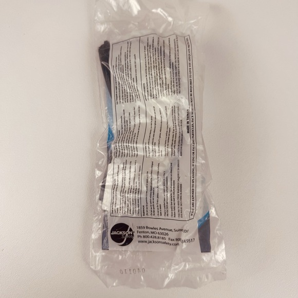 Nemesis Jackson Safety ANSI Z87.1+ Amber Lens Safety Glasses Black Frame - NEW - Picture 6 of 7